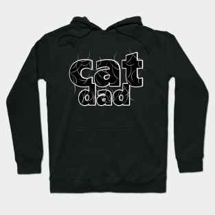 Cat Dad White Hair Hoodie